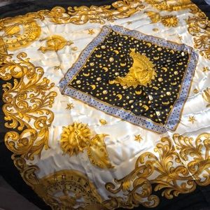 Sun & Moon Astronomical Silk Scarf